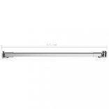 rozsdamentes acél tartókar fürdőszobába 47,5 cm