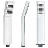 króm kézi zuhanyfej