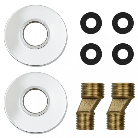 króm retró kétkaros kádcsaptelep zuhanyszettel