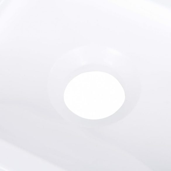 fehér SMC mosdókagyló 400 x 220 x 90 mm