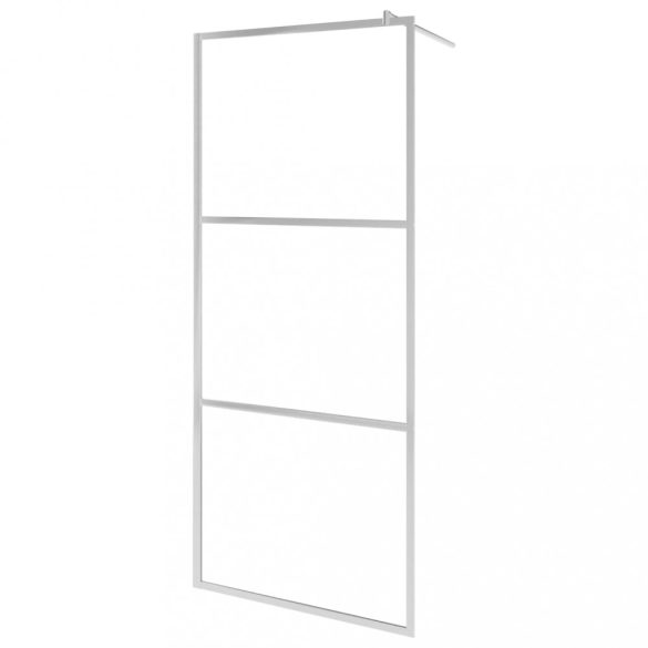 zuhanyfal selyemmatt ESG üveggel 90 x 195 cm