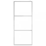 zuhanyfal selyemmatt ESG üveggel 90 x 195 cm