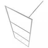 zuhanyfal selyemmatt ESG üveggel 90 x 195 cm