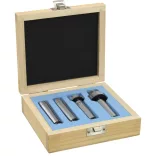 4 db acél faeszterga-központ MT2