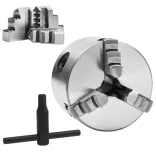 3 szorítópofás önközpontosító acél esztergatokmány 80 mm
