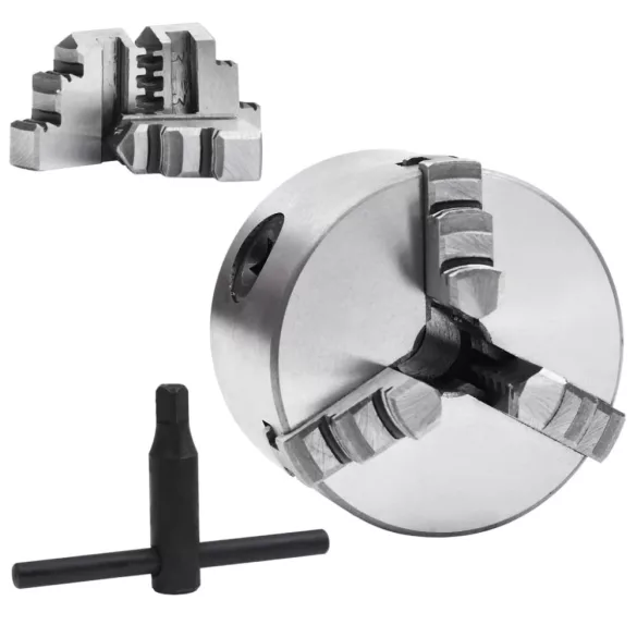 3 szorítópofás önközpontosító acél esztergatokmány 80 mm