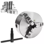 3 szorítópofás önközpontosító acél esztergatokmány 160 mm