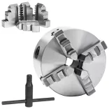 4 szorítópofás önközpontosító acél esztergatokmány 125 mm