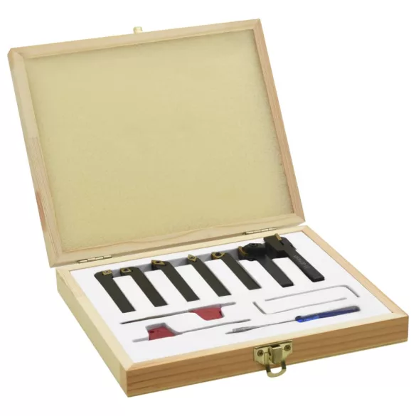 12 részes váltólapos esztergaszerszám készlet 8x8 mm 70 mm