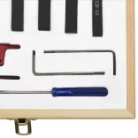 12 részes váltólapos esztergaszerszám készlet 8x8 mm 70 mm