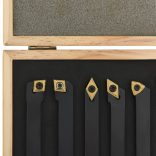 12 részes váltólapos esztergaszerszám készlet 12 x 12 mm 80 mm