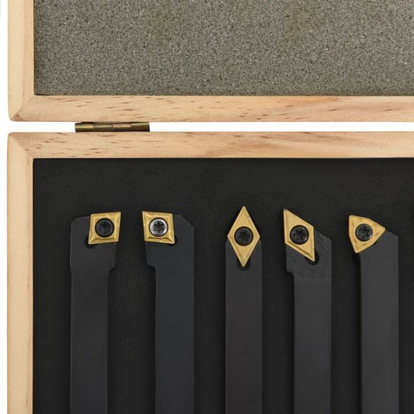 12 részes váltólapos esztergaszerszám készlet 12 x 12 mm 80 mm