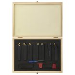 12 részes váltólapos esztergaszerszám készlet 16 x 16 mm 100 mm