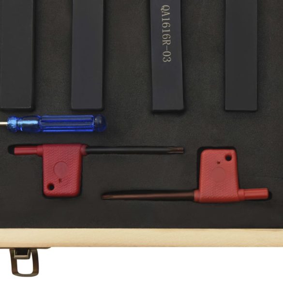 12 részes váltólapos esztergaszerszám készlet 16 x 16 mm 100 mm