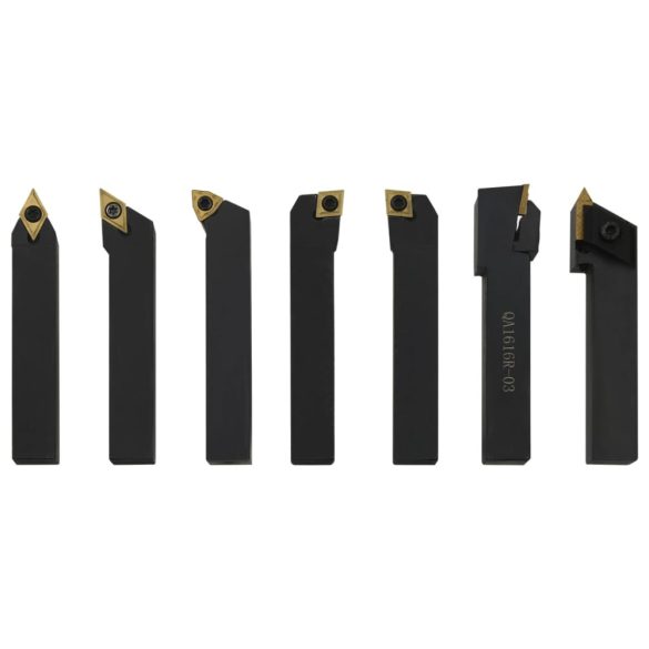 12 részes váltólapos esztergaszerszám készlet 16 x 16 mm 100 mm