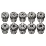 19 darabos ER32 befogógyűrűszett esztergához