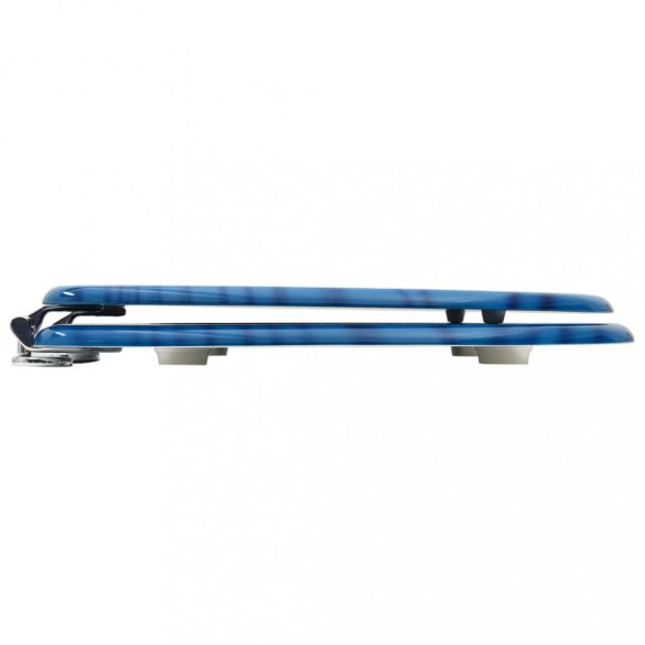 kék vízcseppmintás MDF WC-ülőke fedéllel