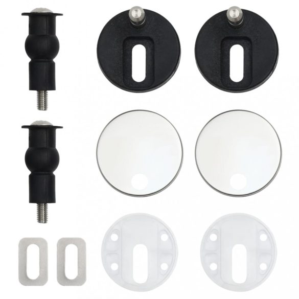 kék vízcseppmintás MDF WC-ülőke lassan csukódó fedéllel