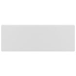 négyszög alakú matt fehér kerámia mosdókagyló túlfolyóval 41 x 41 cm