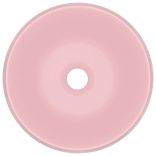 kerek matt rózsaszín kerámia luxus mosdókagyló 40 x 15 cm