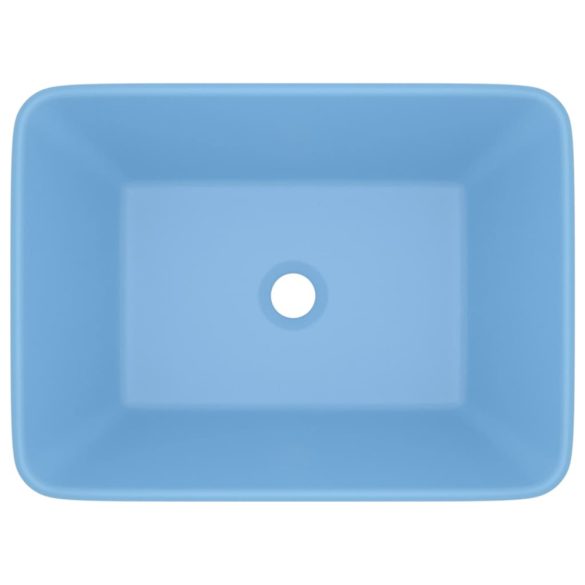 matt világoskék kerámia luxus mosdókagyló 41x30x12 cm