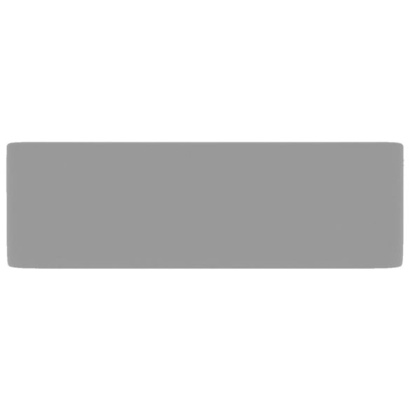 matt világosszürke kerámia luxus mosdókagyló 41x30x12 cm