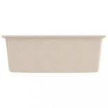 bézs gránit konyhai mosogatótálca túlfolyóval