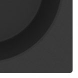 fekete gránit konyhai mosogatótálca túlfolyóval