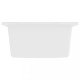 fehér gránit konyhai mosogatótálca túlfolyóval