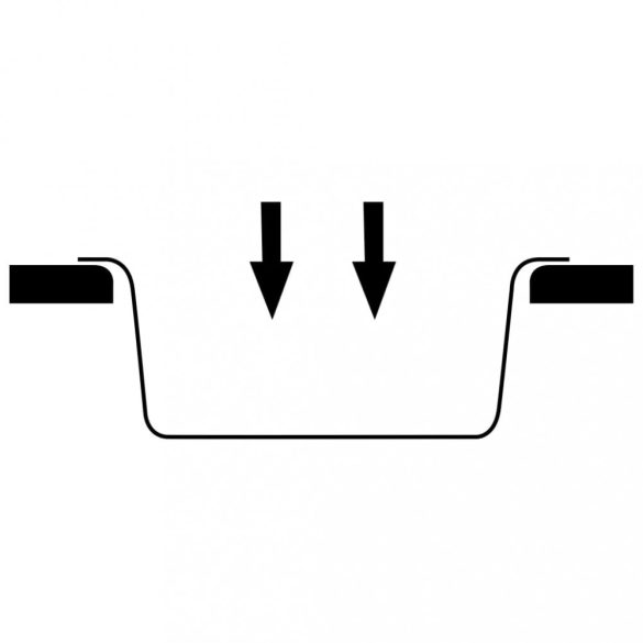 fekete gránit ovális konyhai mosogatótálca túlfolyóval