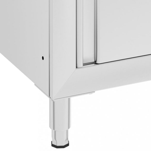 rozsdamentes acél kereskedelmi konyhai mosogató 60 x 60 x 96 cm