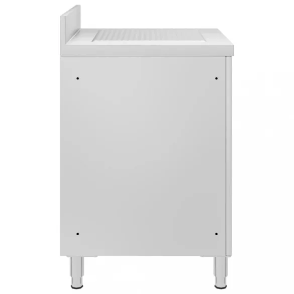 rozsdamentes acél kereskedelmi konyhaszekrény csepegtetővel