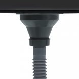 ezüst rozsdamentes acél lefolyós konyhamosogató 800x500x155 mm