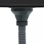 ezüst rozsdamentes acél lefolyós konyhamosogató 800x600x155 mm