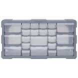 többfiókos szervező 22 fiókkal 49 x 16 x 25,5 cm