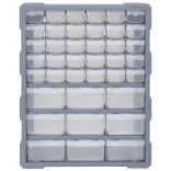 többfiókos szervező 39 fiókkal 38 x 16 x 47 cm