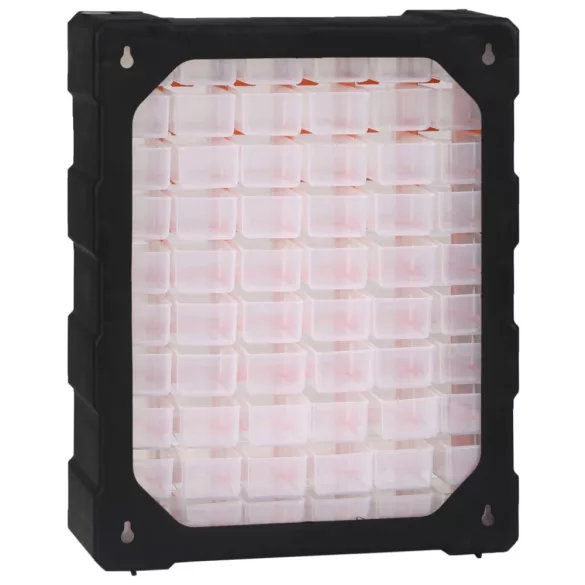 többfiókos szervező 60 fiókkal 38 x 16 x 47,5 cm