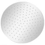 kerek rozsdamentes acél esőztető zuhanyrózsa 30 cm