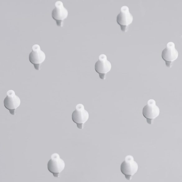 négyszögletes rozsdamentes acél esőztető zuhanyrózsa 30x30 cm