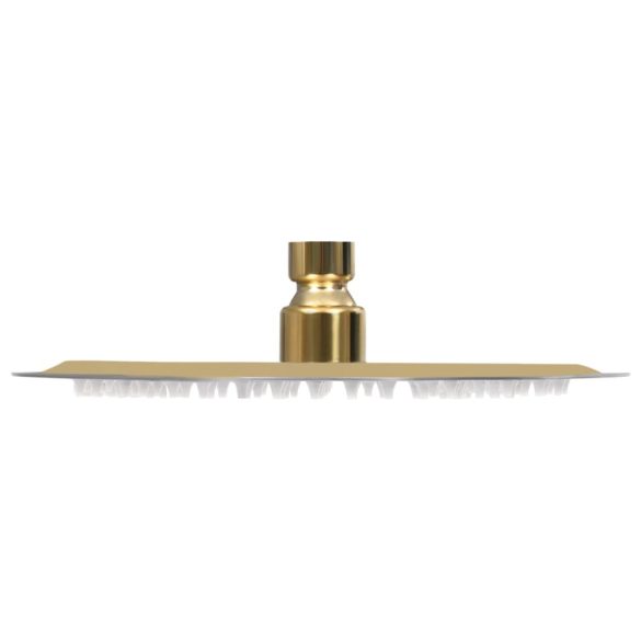 aranyszínű kerek rozsdamentes acél esőztető zuhanyrózsa 20 cm