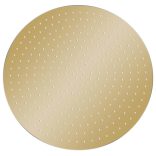 aranyszínű kerek rozsdamentes acél esőztető zuhanyrózsa 40 cm