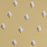 aranyszínű négyszögletes rozsdamentes acél esőztető zuhanyfej 20x20 cm