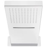 ezüstszínű 201 típusú rozsdamentes acél fali zuhanyfej