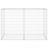 horganyzott acél gabion fal fedéllel 150 x 60 x 100 cm