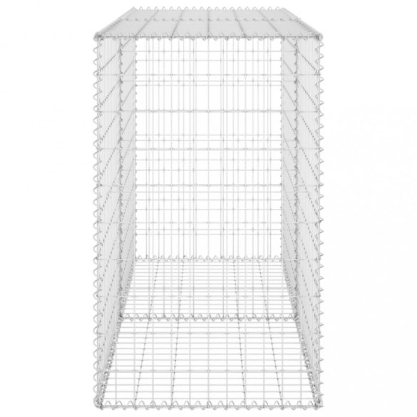 horganyzott acél gabion fal fedéllel 150 x 60 x 100 cm