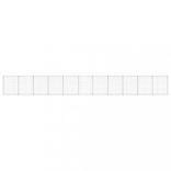 horganyzott acél gabion fal fedéllel 900 x 30 x 100 cm