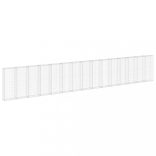 horganyzott acél gabion fal fedéllel 900 x 30 x 150 cm