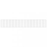 horganyzott acél gabion fal fedéllel 900 x 30 x 150 cm