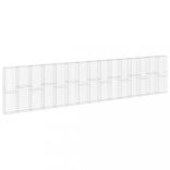 horganyzott acél gabion fal fedéllel 900 x 30 x 200 cm