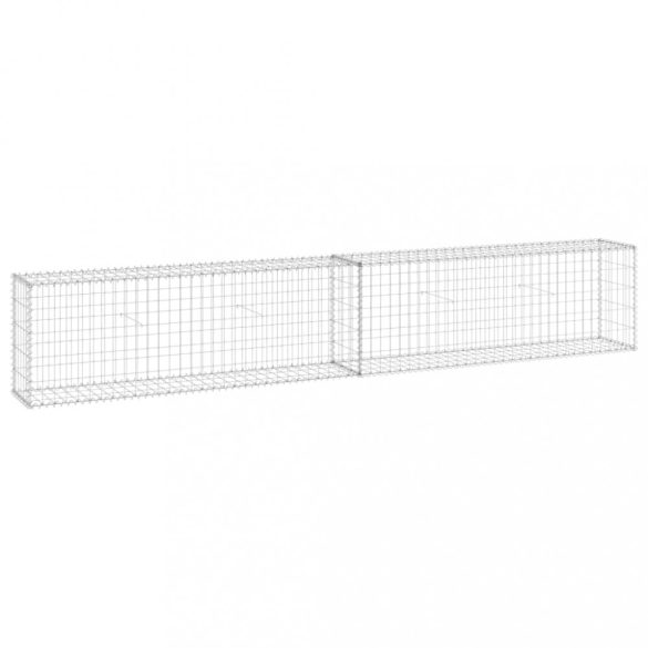 horganyzott acél gabion fal fedéllel 300 x 30 x 50 cm